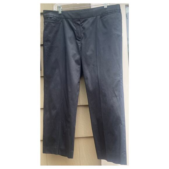 Lafayette 148 Navy Stretch Slacks/Pants - Size 14 - Picture 1 of 11